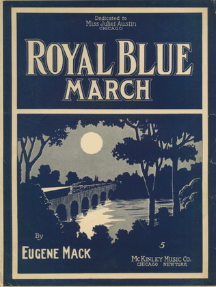 Book cover for Royal Blue March and Two Step