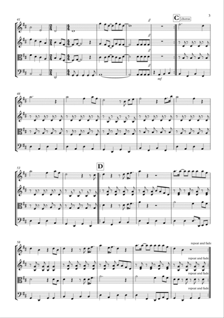 Home String Quartet scores gallery preview page 3