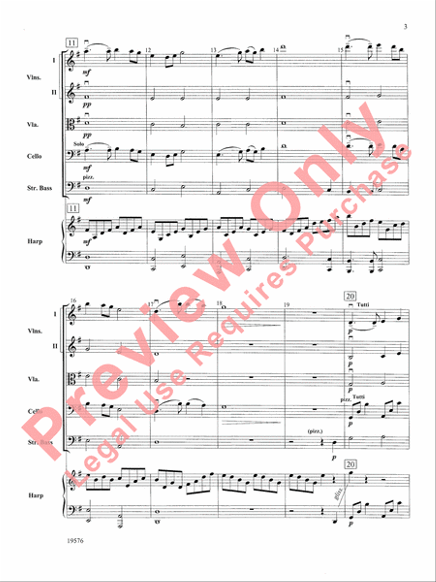 Spring Breezes String Orchestra scores gallery preview page 4