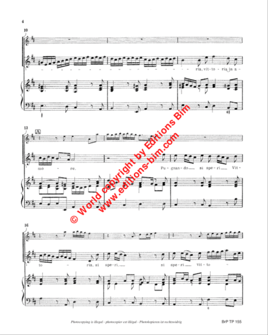 All'armi, pensieri Soprano Voice scores gallery preview page 3