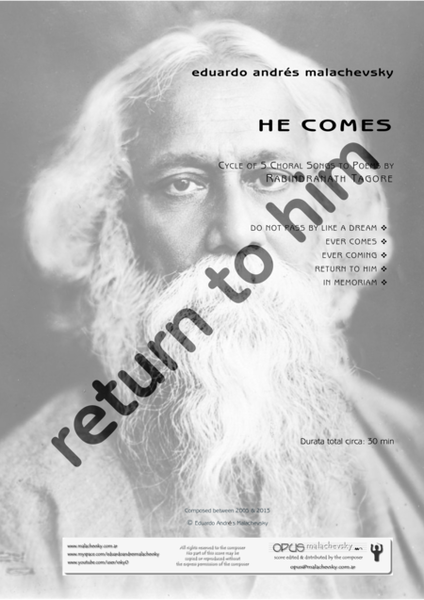 RETURN TO HIM (4th piece from HE COMES) image number null