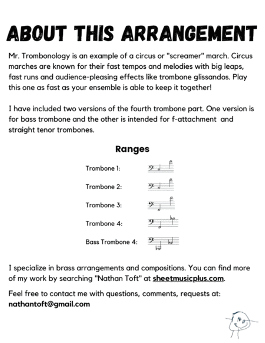 Mr. Trombonology Brass Ensemble scores gallery preview page 3