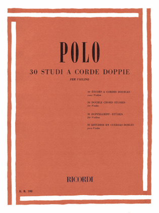 Book cover for 30 Double Chord Studies