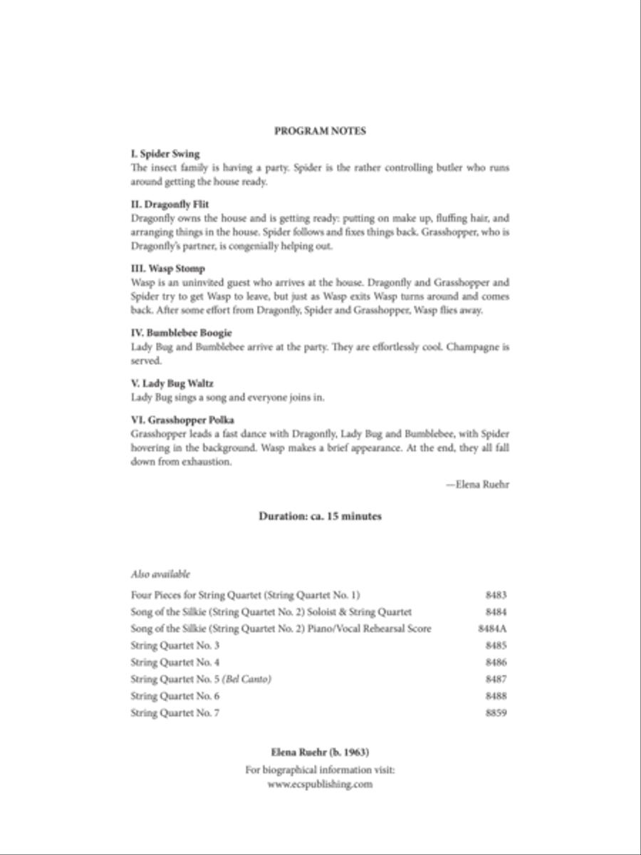 String Quartet No. 8 String Quartet scores gallery preview page 4