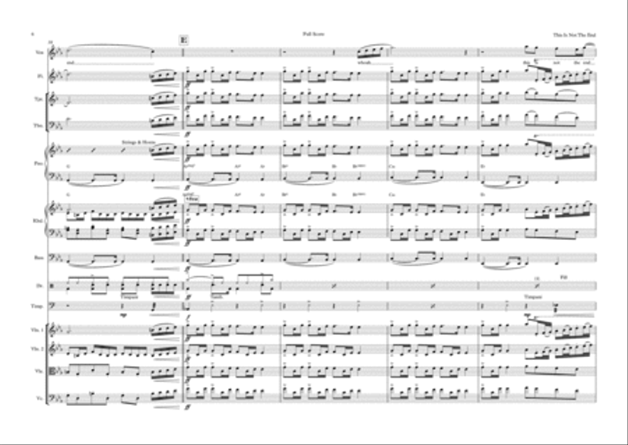 This Is Not The End Flute scores gallery preview page 6