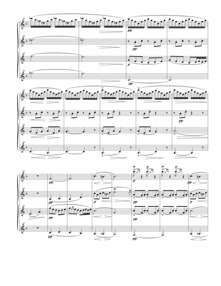 Peer Gynt Suite I for Clarinet Quartet