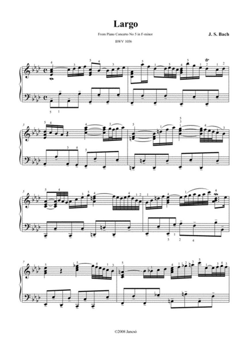 Largo Piano Concerto No 5 F-minor image number null