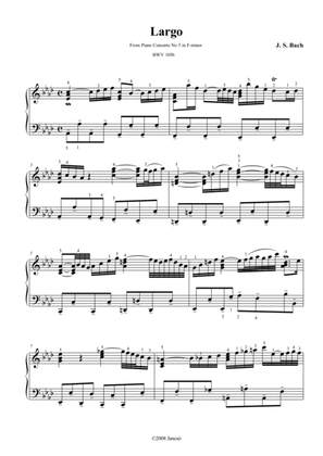 Book cover for Largo Piano Concerto No 5 F-minor