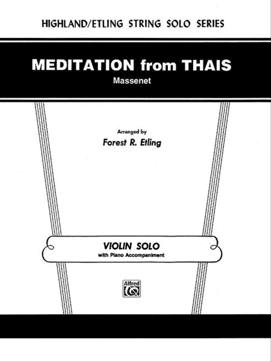 Meditation from Thaïs Violin Solo scores gallery preview page 1