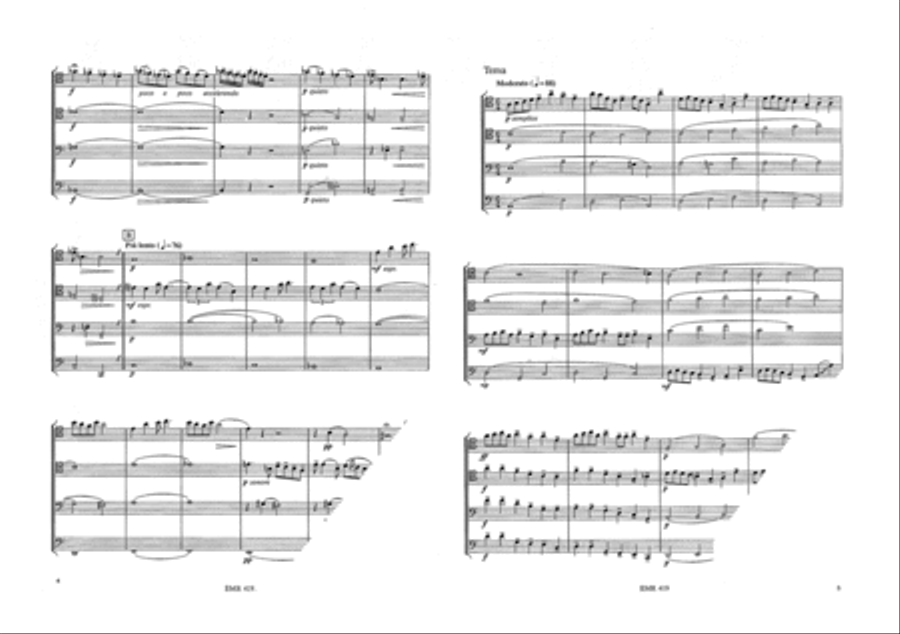 Introduzione Tema e Variazioni Trombone Quartet scores gallery preview page 3