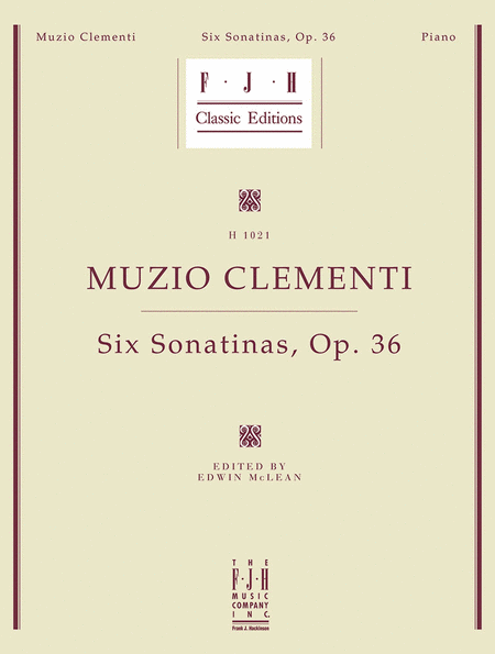 Muzio Clementi-Six Sonatinas Op. 36