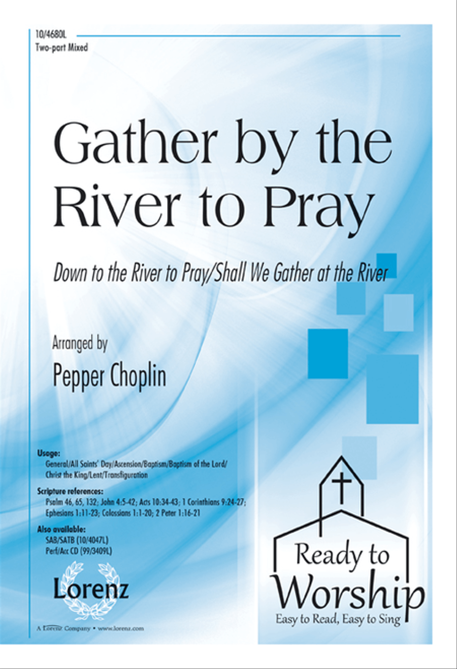 Gather by the River to Pray 2-Part scores gallery preview page 1
