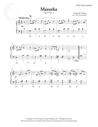 Mazurka Op. 6 No. 2