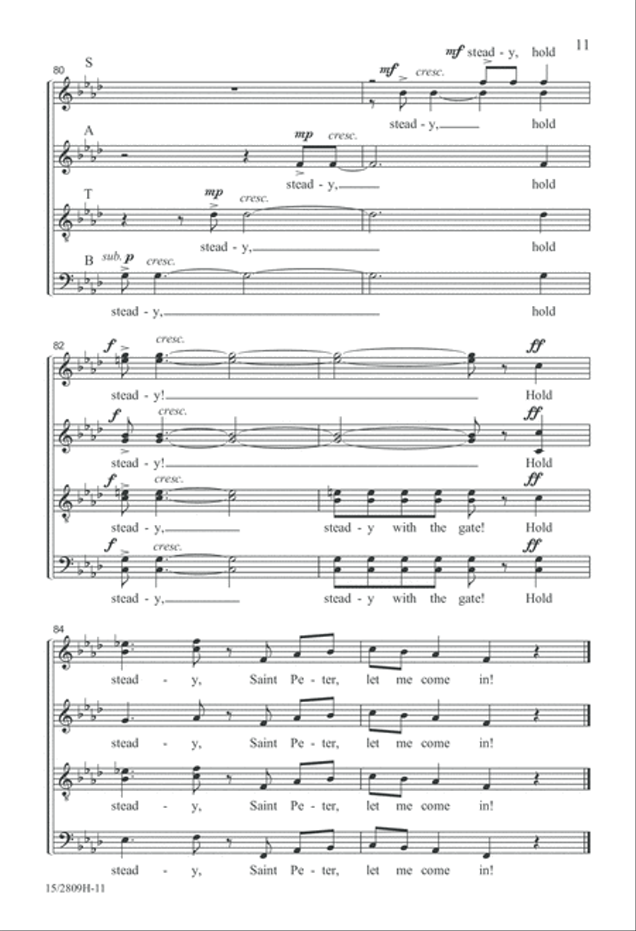 Hold Steady with the Gate Divisi scores gallery preview page 12