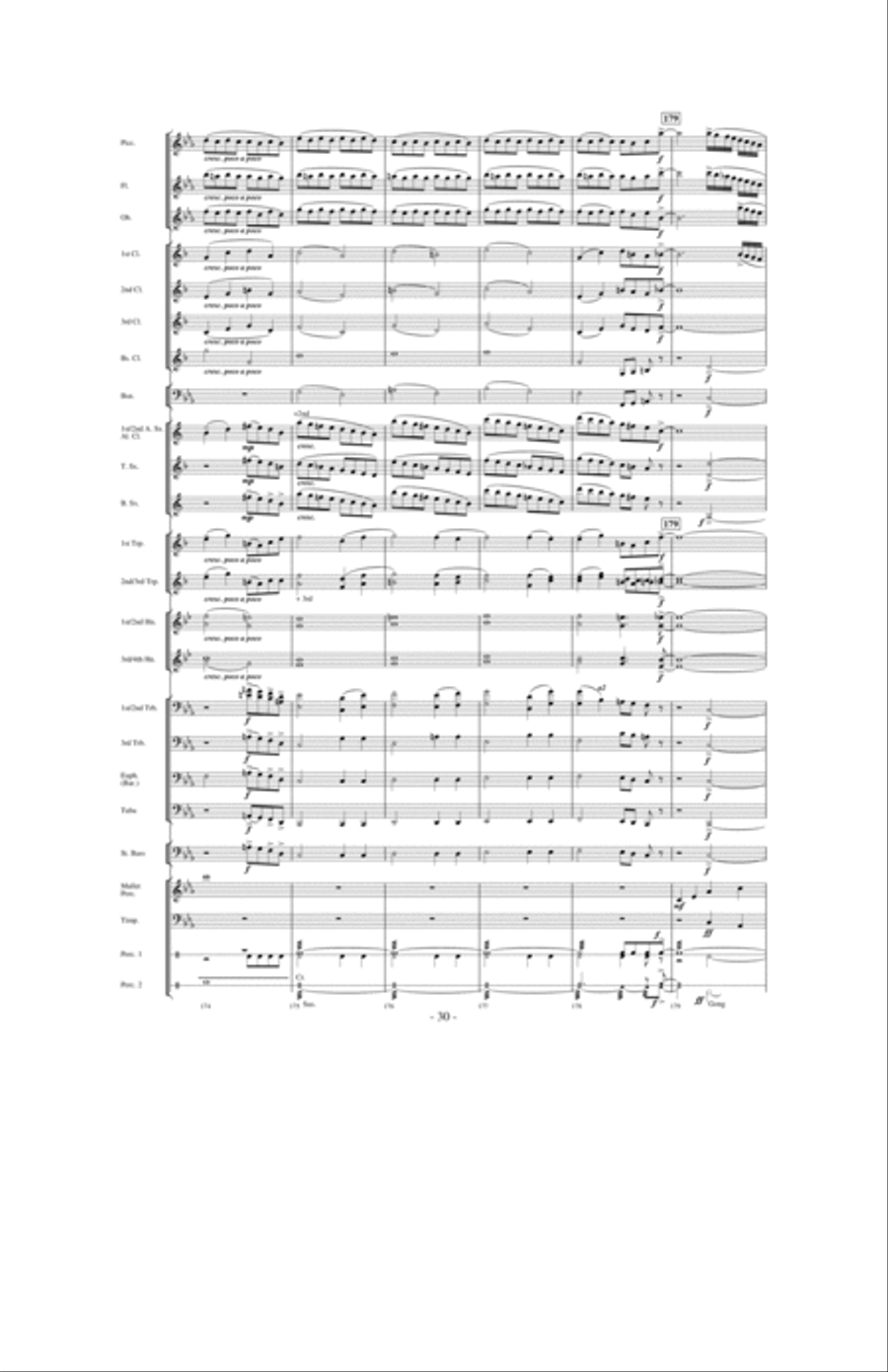 Moonscape Concert Band scores gallery preview page 29