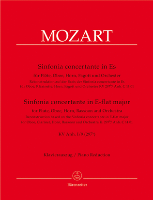 Sinfonia Concertante for four Wind Instruments and Orchestra E flat major KV Anh I/9(297b)