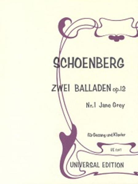 Ballad: Jane Grey, Op. 12 image number null