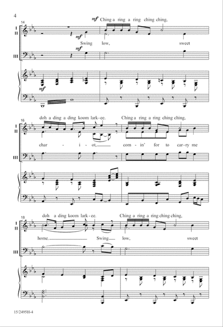 An Americana Songbook 3-Part scores gallery preview page 5