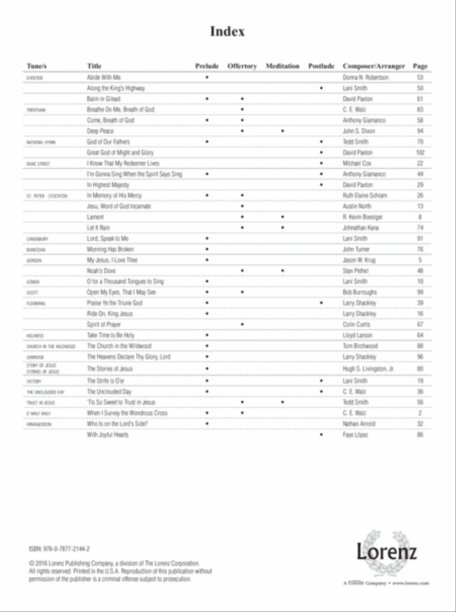 The Church Pianist's Library, Vol. 18 Piano Solo scores gallery preview page 2
