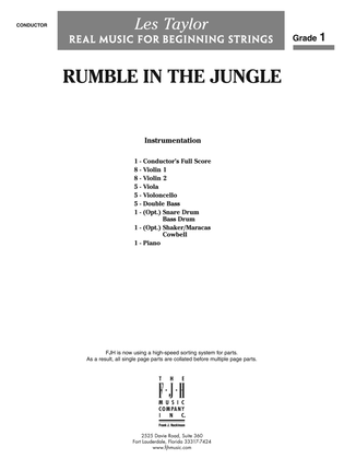 Rumble in the Jungle: Score