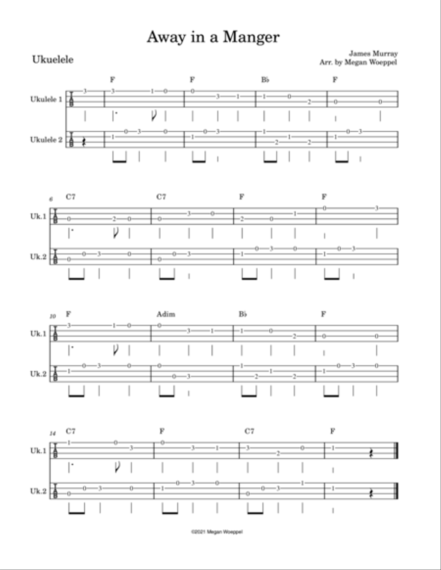 Easy Holiday Duets - Ukulele Ukulele scores gallery preview page 4