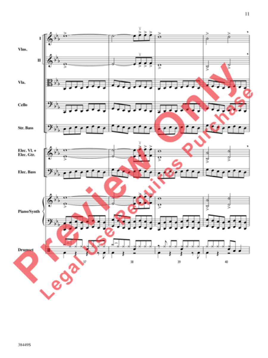 Requiem (The Fifth) String Orchestra scores gallery preview page 12