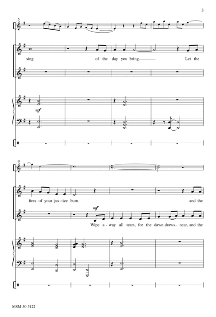My Heart Shall Sing 4-Part scores gallery preview page 2