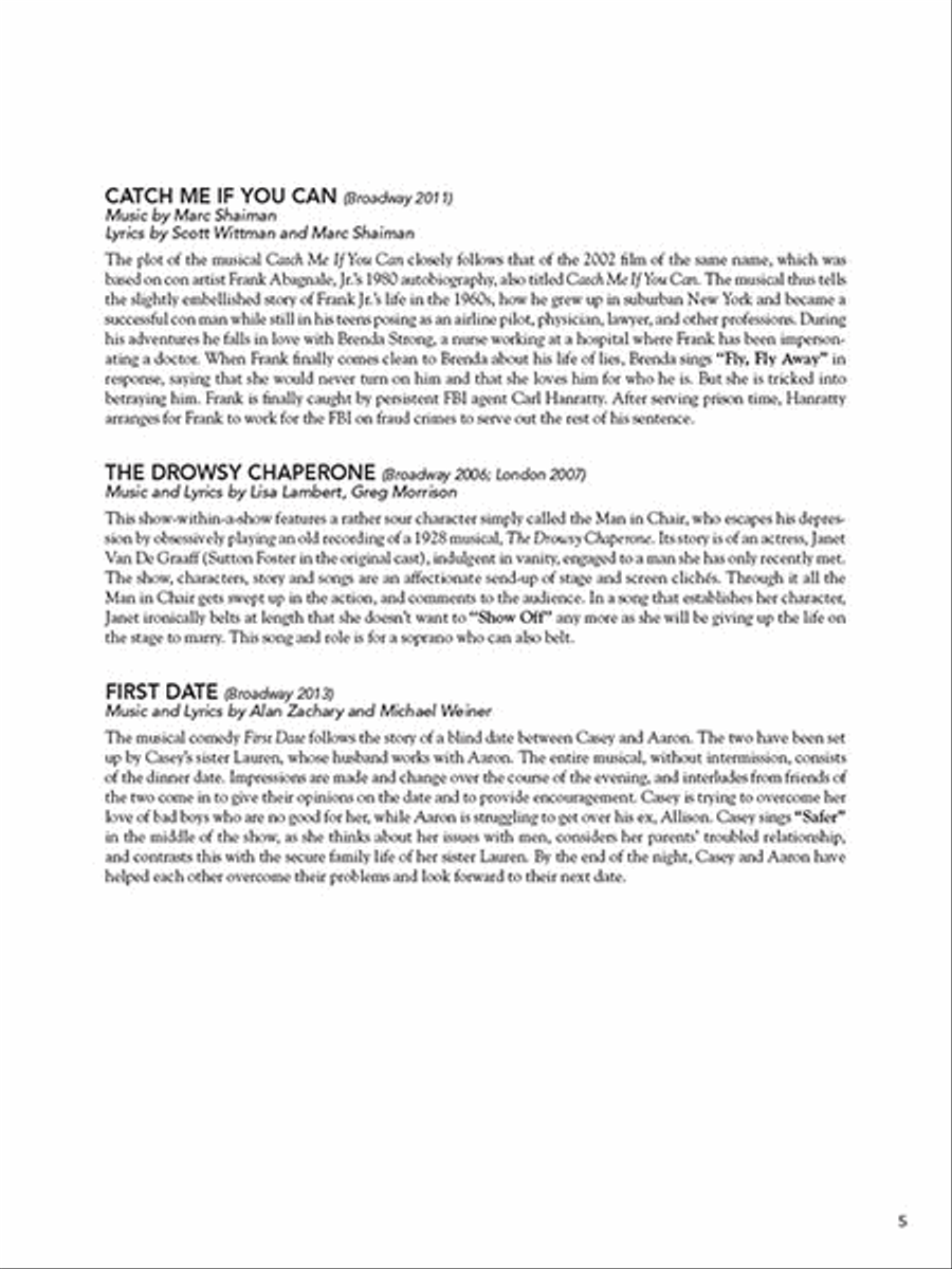 Contemporary Theatre Songs - Belter/Mezzo-Soprano Mezzo-Soprano Voice scores gallery preview page 4