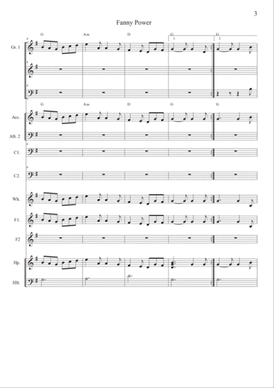 Fanny Power Fanny Power Small Ensemble scores gallery preview page 3
