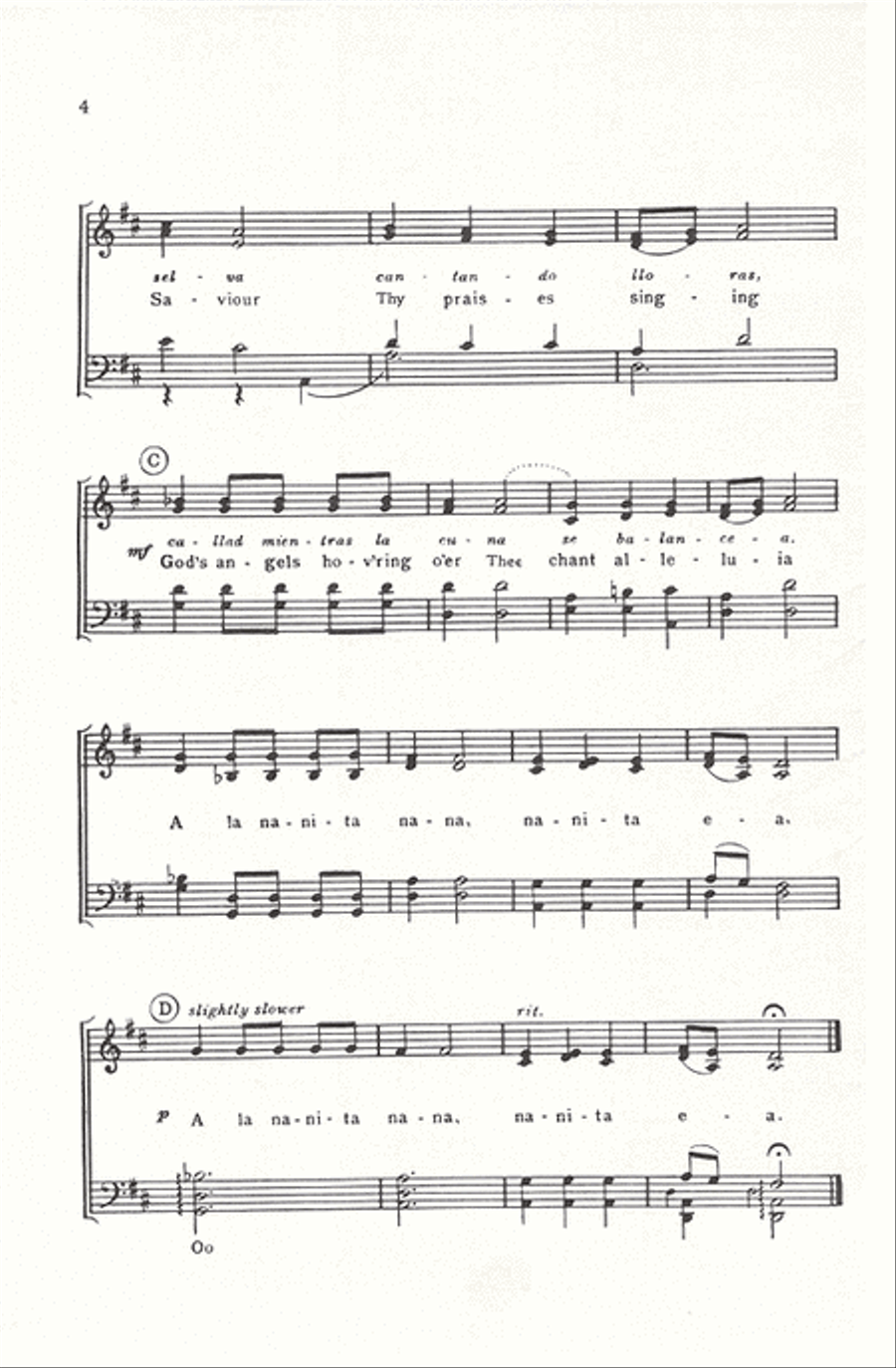 Come to Bethlehem Come to Bethlehem Divisi scores gallery preview page 4