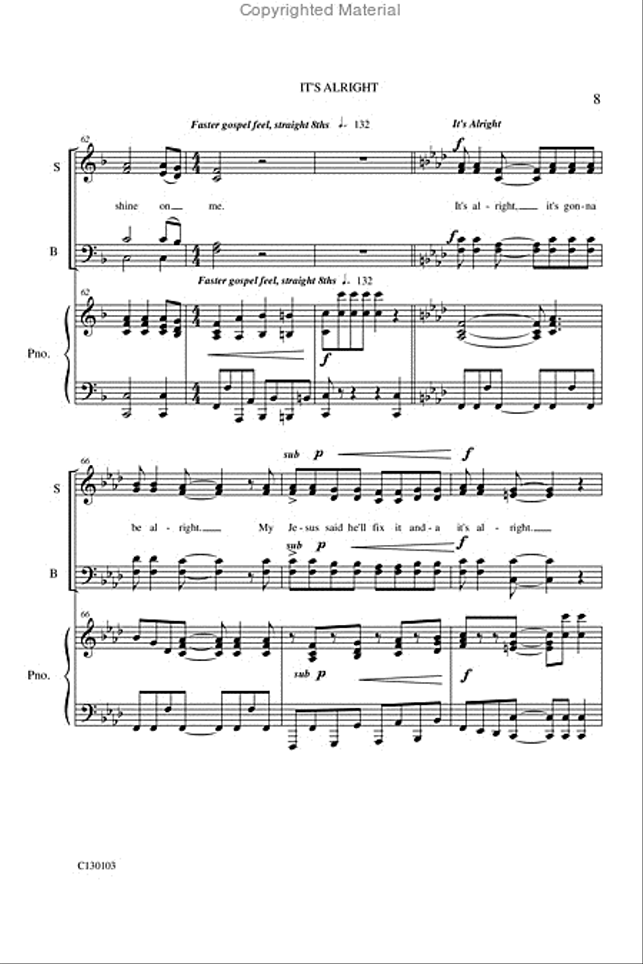 It's Alright Medley It's Alright Medley 4-Part scores gallery preview page 10