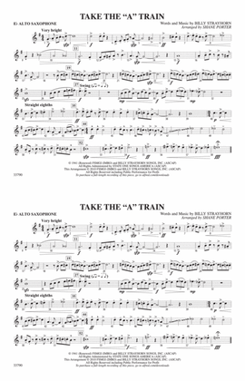 Book cover for Take the "A" Train: E-flat Alto Saxophone