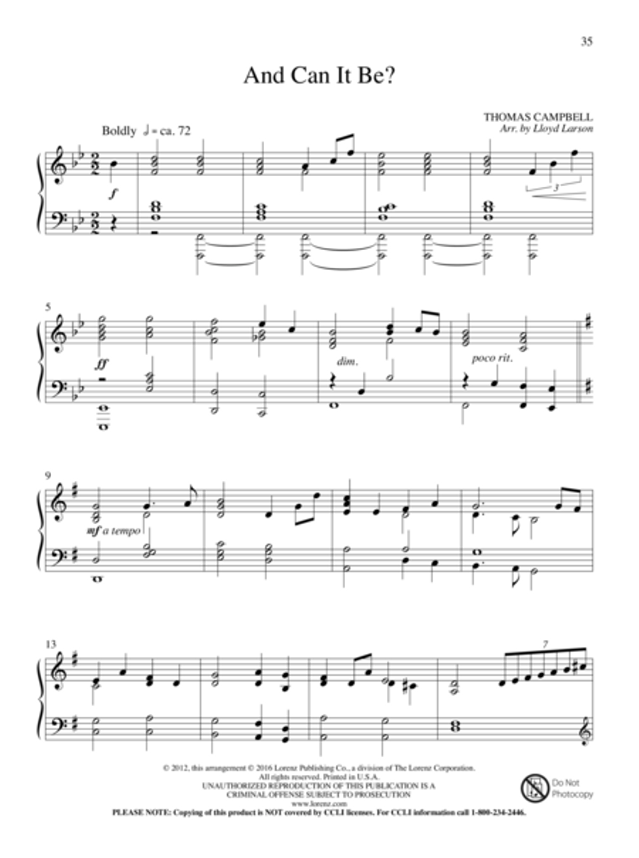 The King of Love Piano Solo scores gallery preview page 20