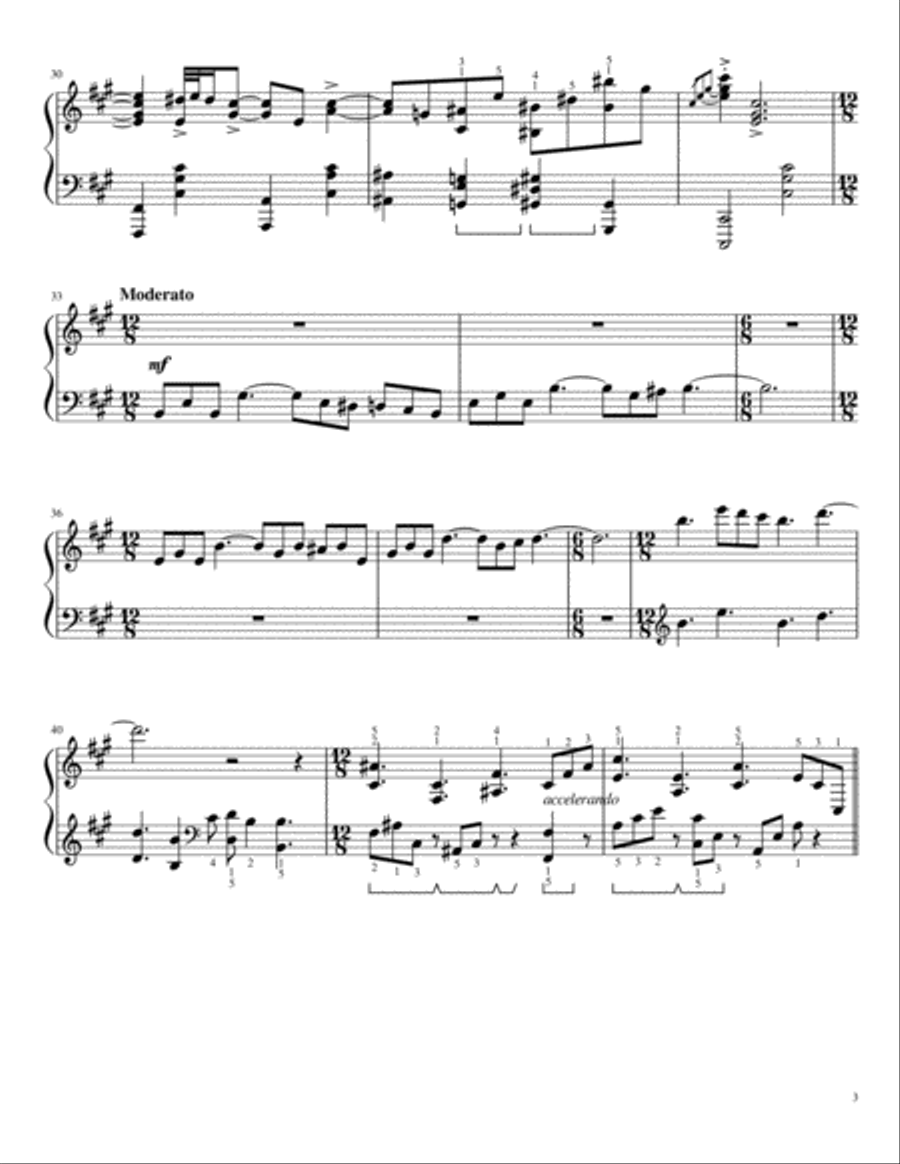 Street Circus Piano Solo scores gallery preview page 5