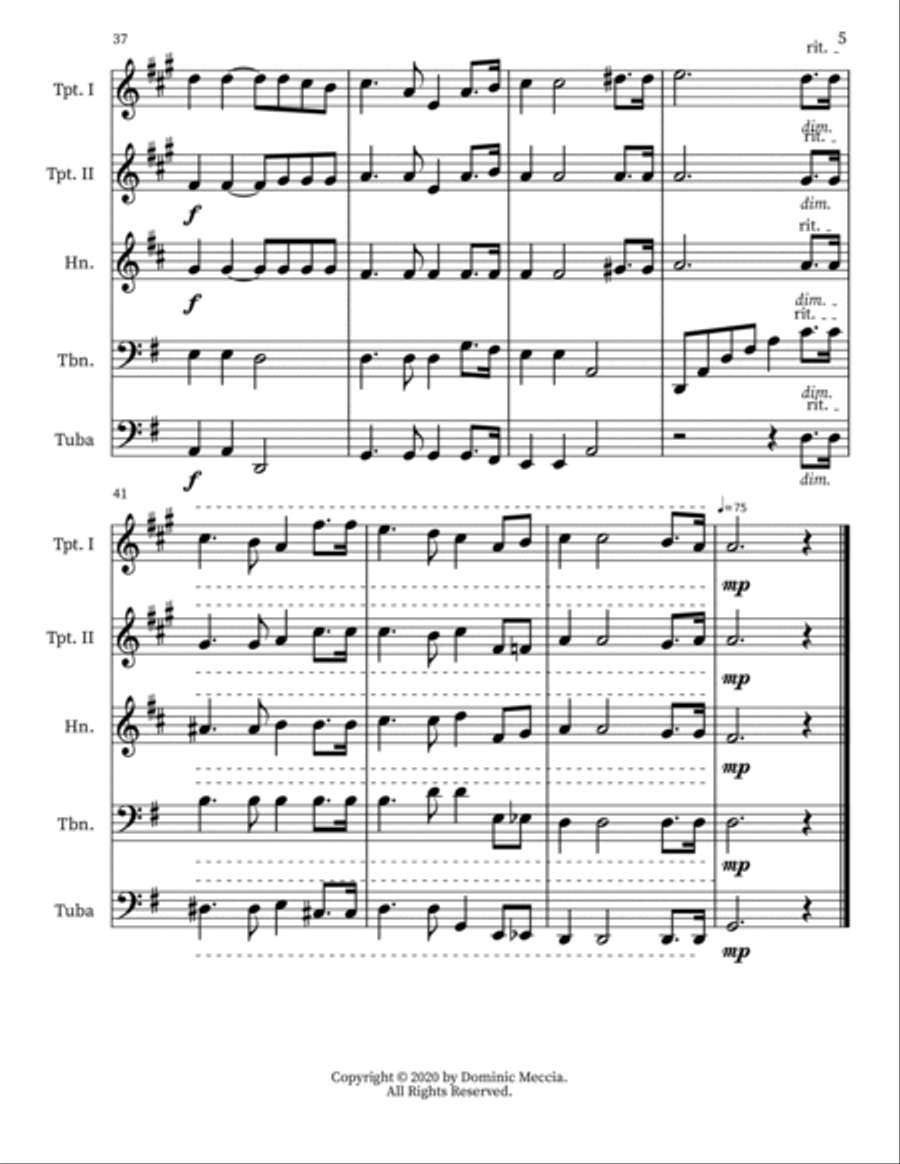 The Birthday Of A King Small Ensemble scores gallery preview page 5