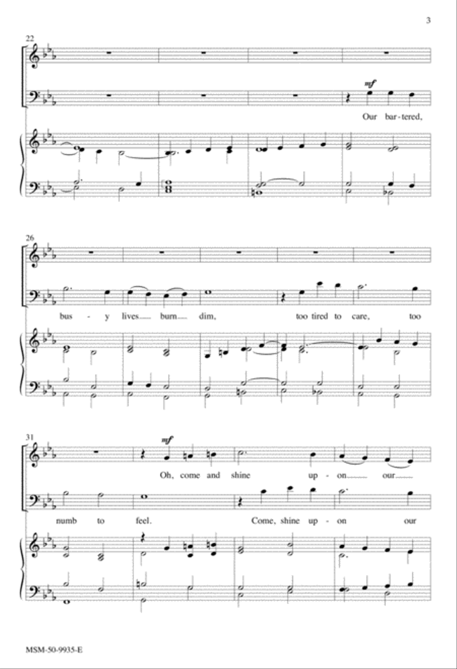 O Radiant Christ, Incarnate Word 2-Part scores gallery preview page 4