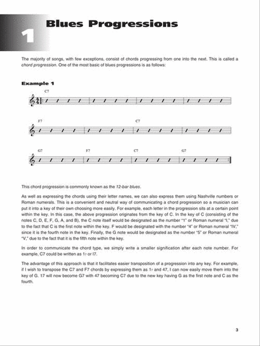 Progressive Blues Guitar Electric Guitar scores gallery preview page 3