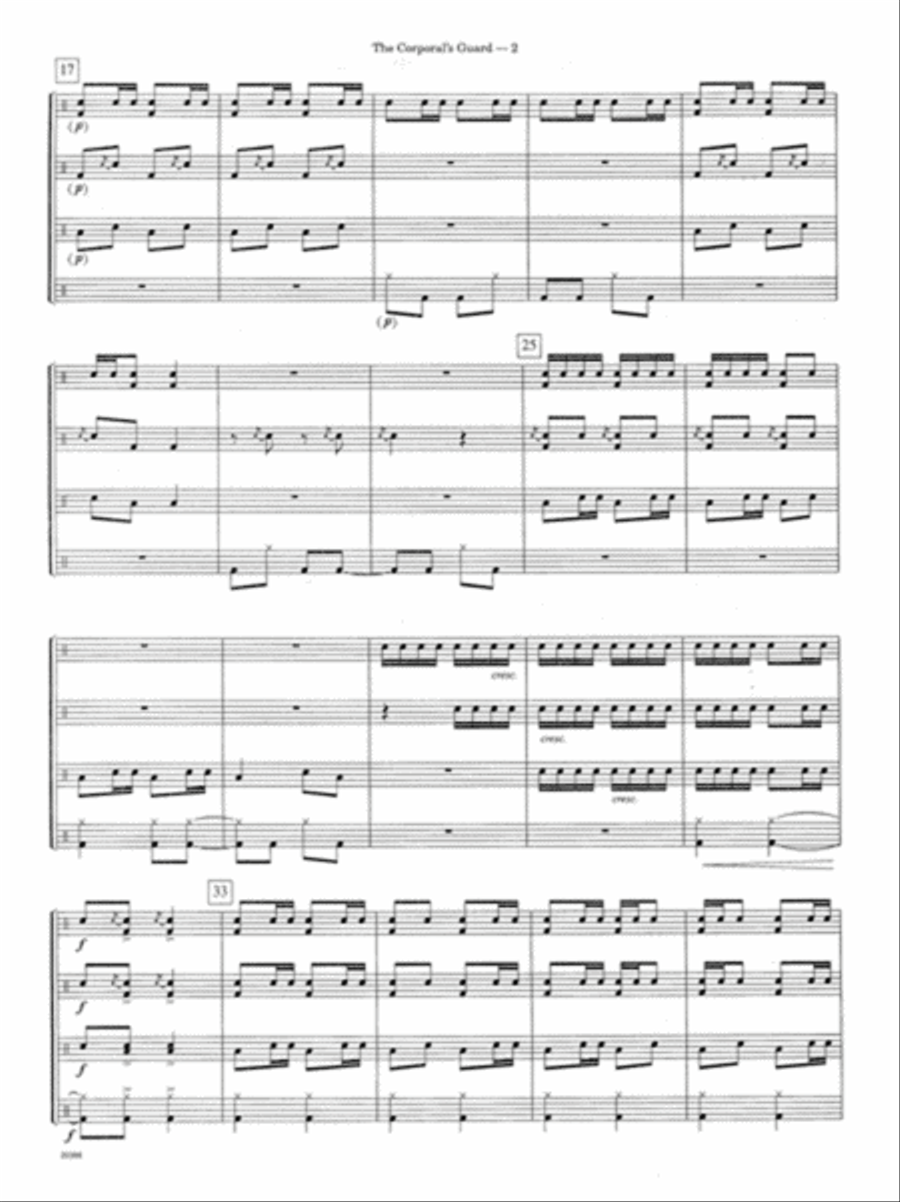 More Contest Ensembles For Intermediate Percussionists Percussion scores gallery preview page 3