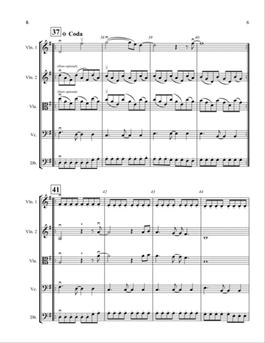 Clocks String Orchestra scores gallery preview page 6