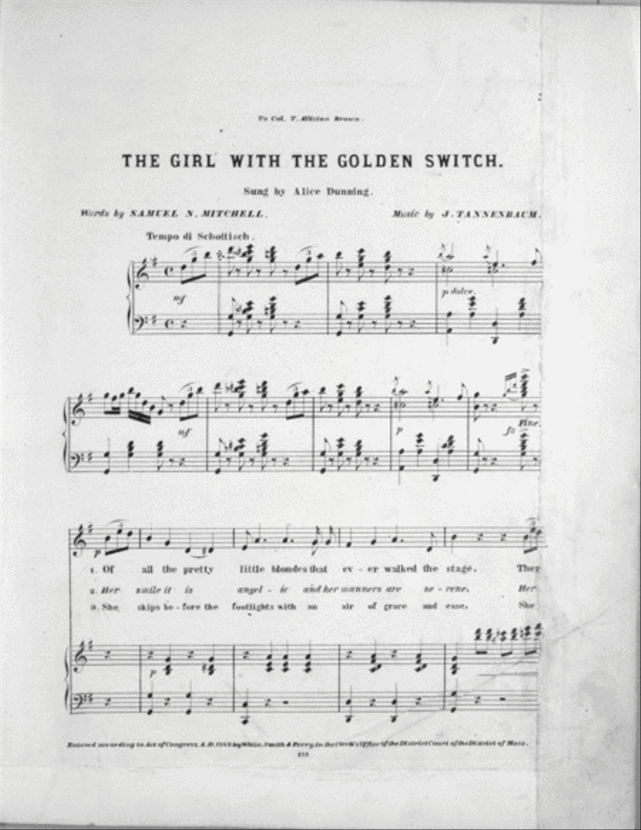 Girl With the Golden Switch Voice scores gallery preview page 2
