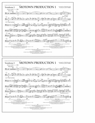 Motown Production 1(arr. Tom Wallace) - Trombone 2