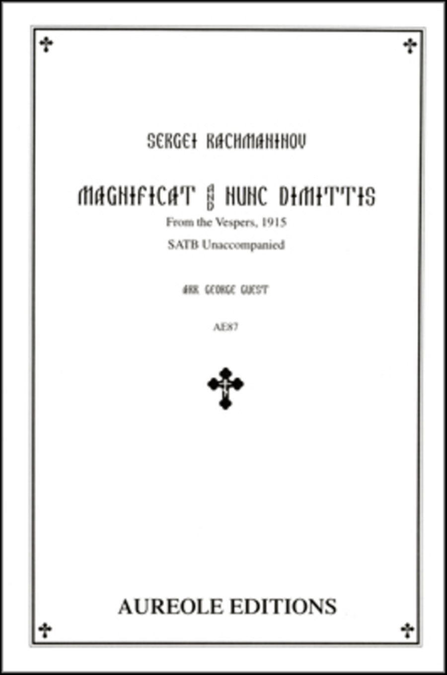 Magnificat & Nunc Dimittis 4-Part scores gallery preview page 1