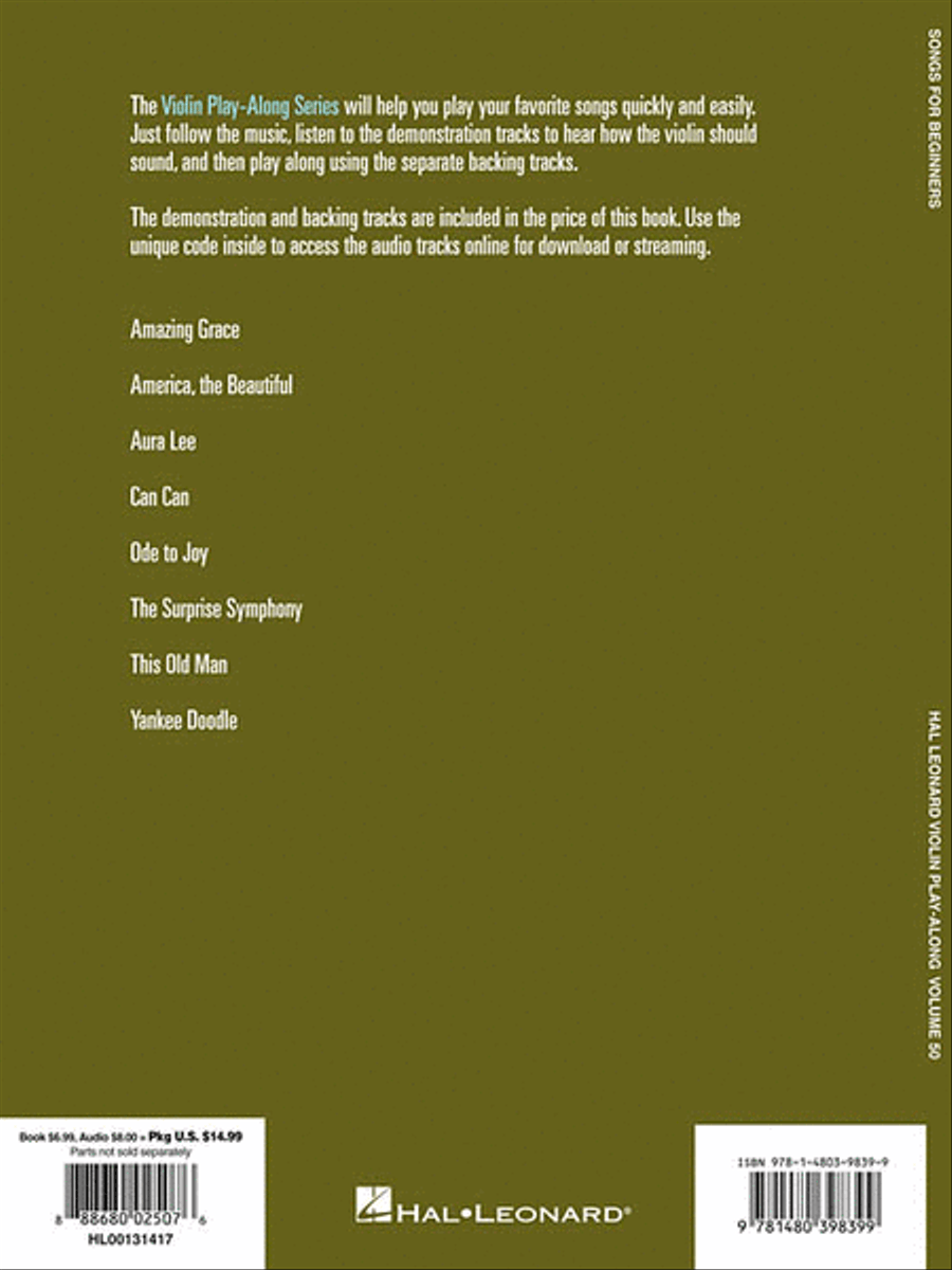 Songs for Beginners Violin Solo scores gallery preview page 2