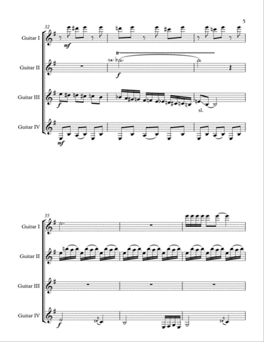 ii. la llorona (leyendas del valle) Small Ensemble scores gallery preview page 5
