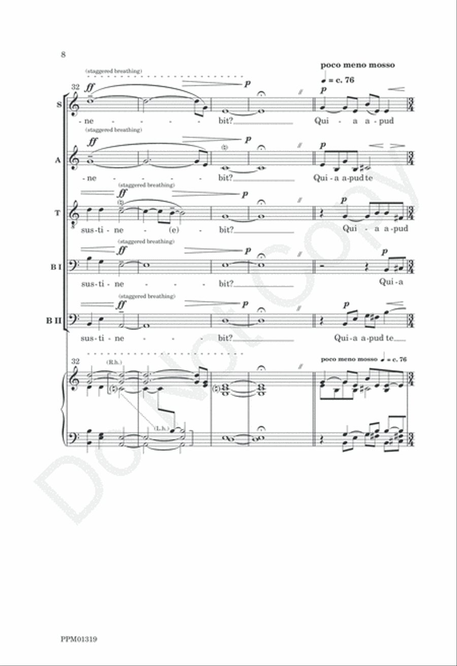 De Profundis A Cappella scores gallery preview page 11