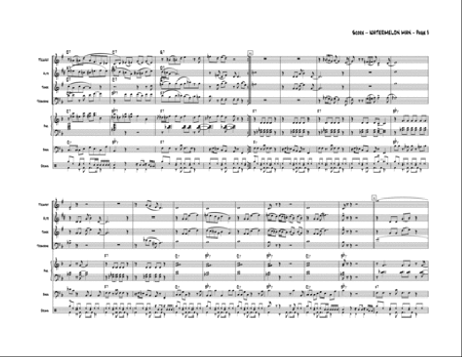 Watermelon Man Small Ensemble scores gallery preview page 3