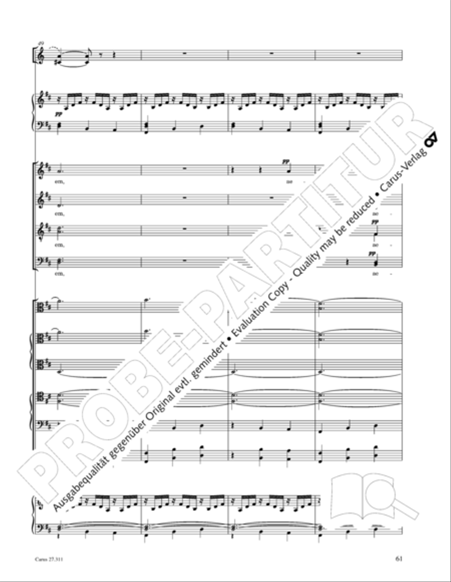 Requiem - church version (Requiem. Fassung mit kleinem Orchester) 4-Part scores gallery preview page 77