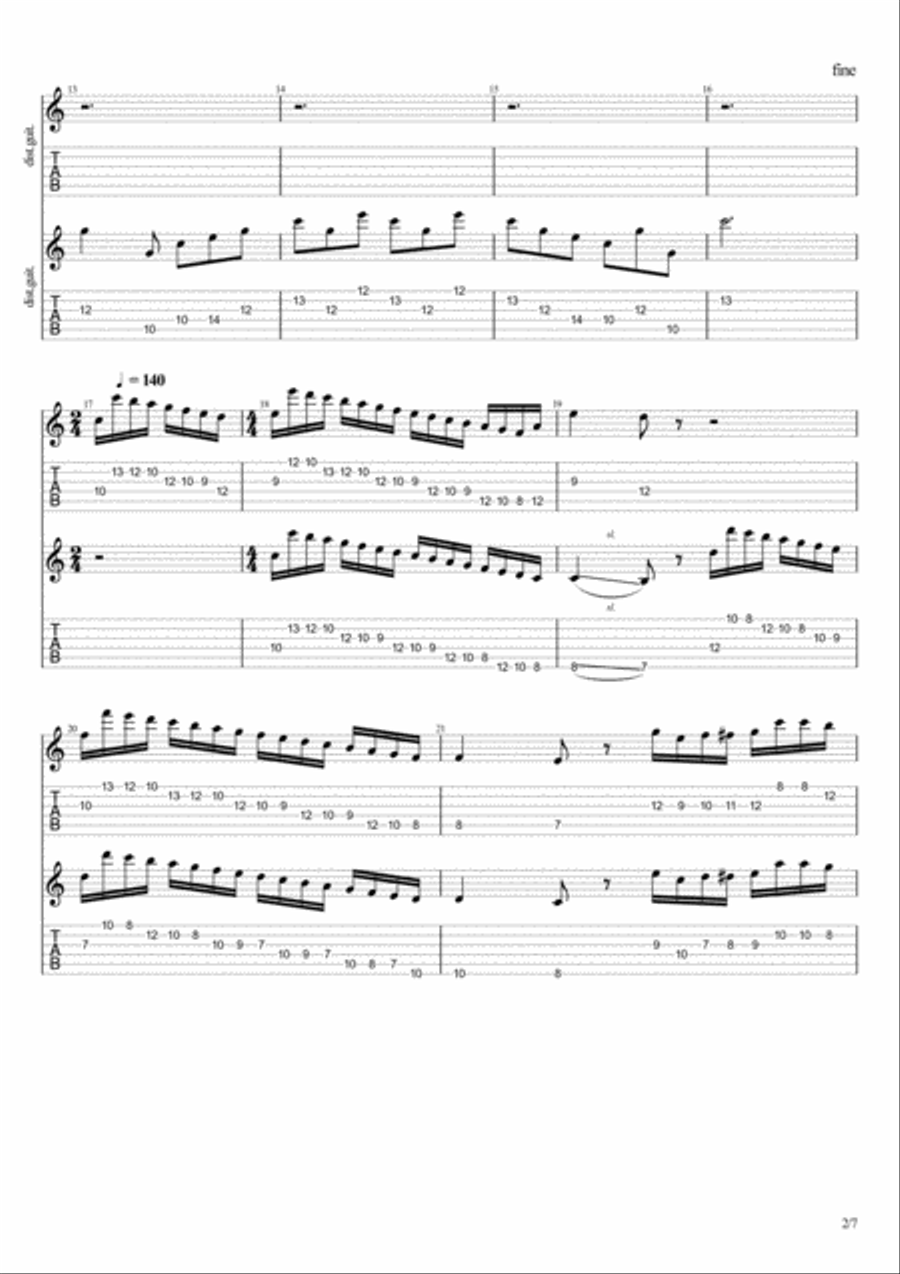 Capricio No 18 Large Ensemble scores gallery preview page 2