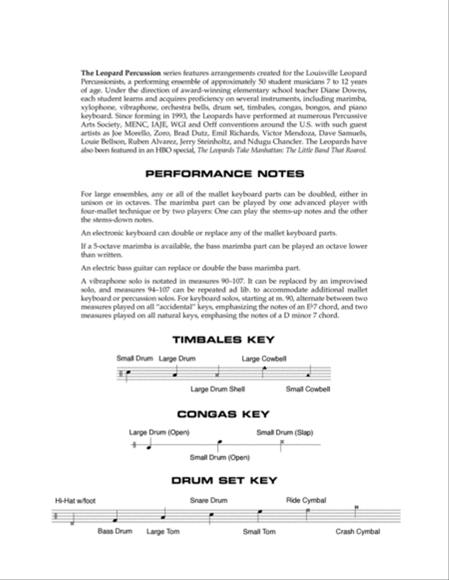A Night in Tunisia - Full Score Concert Band scores gallery preview page 2