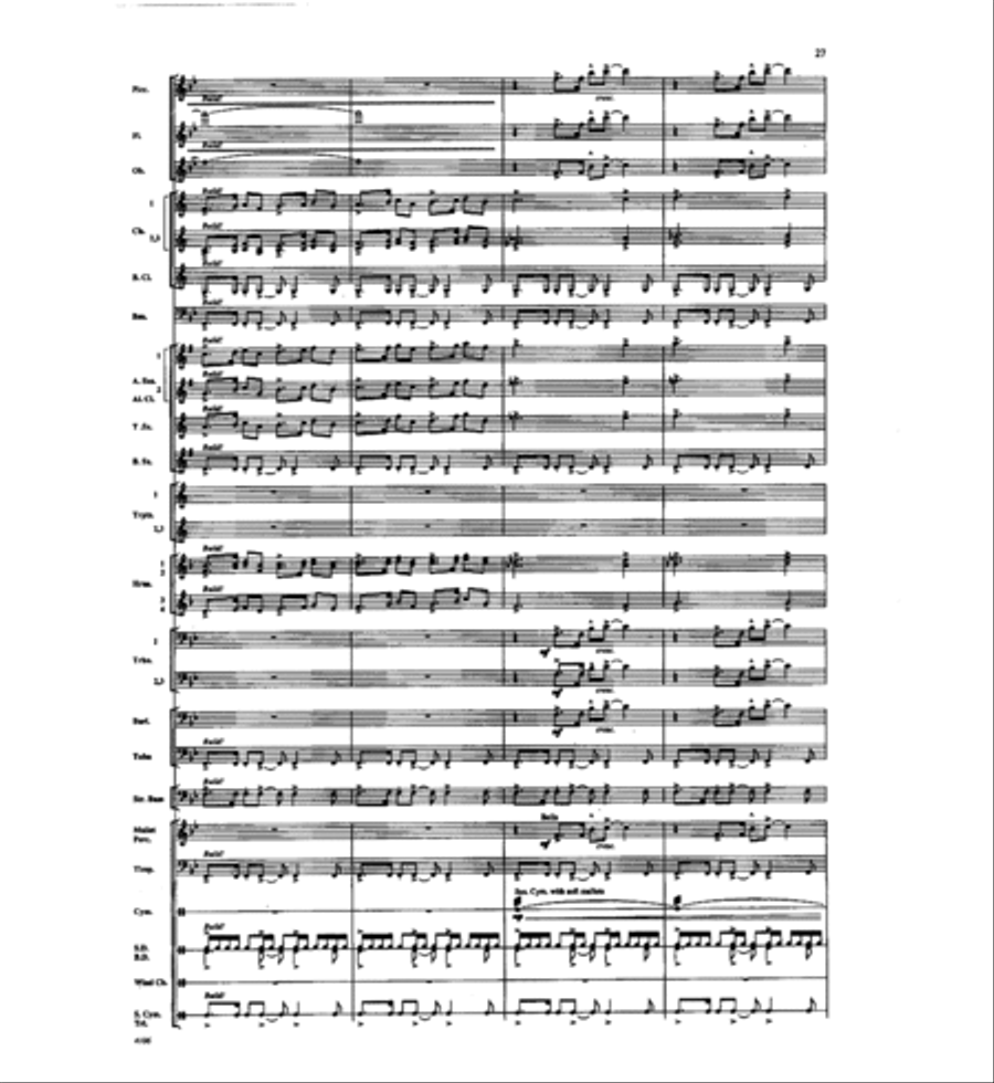 Of A Distant Star Concert Band scores gallery preview page 26